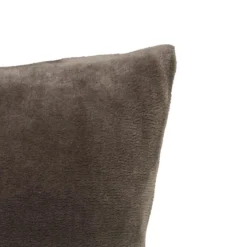 COUSSIN FLANELLE UNI GRIS FONCE 38X38CM