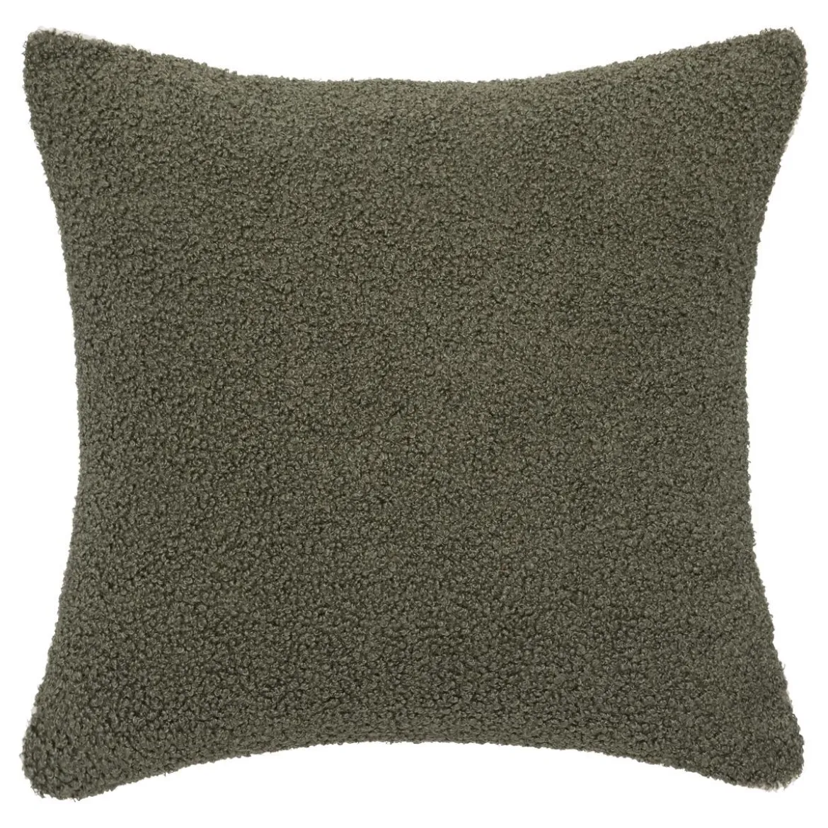 COUSSIN FOURRURE BOUCLETTE JAIKO KAKI 40X40CM
