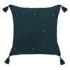 COUSSIN GAZE BRODE OR BLE 40X40CM