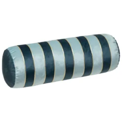 COUSSIN RAYE NELYA VELOURS BLEU 40X14CM