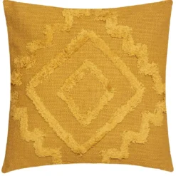 COUSSIN TUFTE INCA OCRE 40X40CM