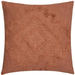 COUSSIN TUFTE INCA TERRACOTTA 40X40CM