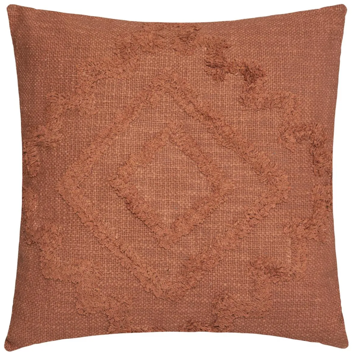 COUSSIN TUFTE INCA TERRACOTTA 40X40CM