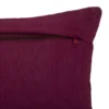 COUSSIN VELOURS BRODE NIGHT ROUGE 30X50CM