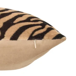COUSSIN VELOURS JACQUARD TIGRE LYNRA 40X40CM