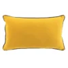 COUSSIN 30X50CM COTON LAVE LINETTE JAUNE