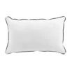 COUSSIN 30X50CM COTON LAVE LINETTE BLANC