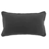 COUSSIN 30X50CM COTON LAVE LINETTE ANTHRACITE
