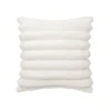 COUSSIN 45X45CM FOURRURE VELOURS BOUDOIR NATUREL