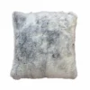 COUSSIN 45X45CM IMITATION FOURRURE ANTARTIC GRIS