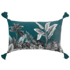 COUSSIN 30X50CM ISIBELLE BLEU