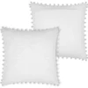 COUSSIN 40X40CM SANCHEZ BLANC