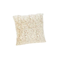 COUSSIN 45X45CM VELOURS LEOPARD GRIS