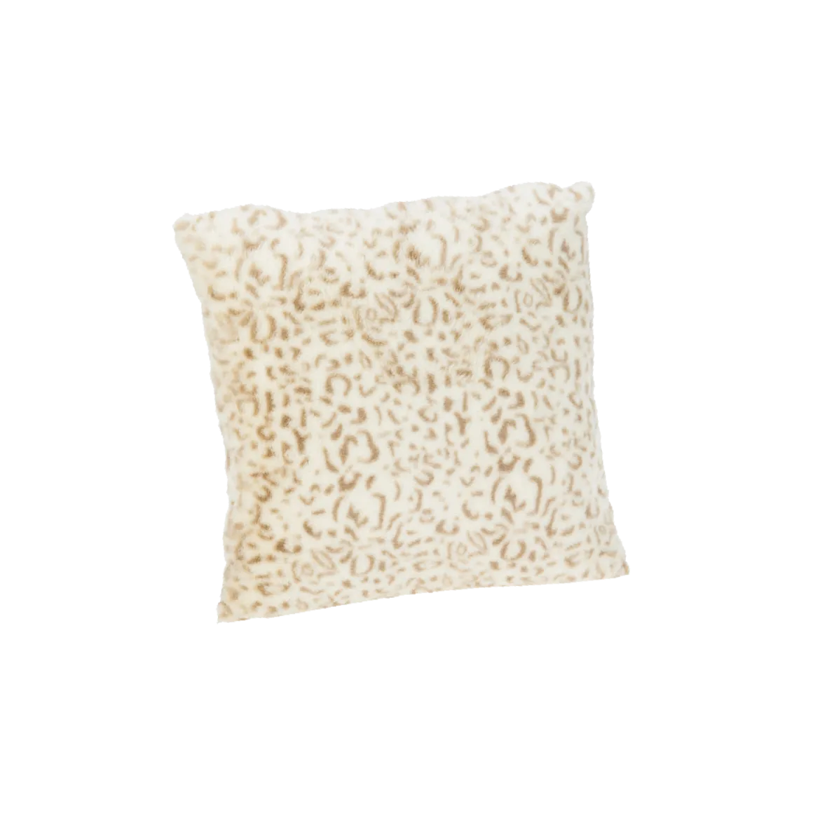 COUSSIN 45X45CM VELOURS LEOPARD GRIS