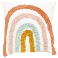 COUSSIN ARC EN CIEL 40X40CM