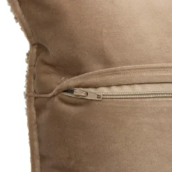 COUSSIN BOUCLETTE SOANA TAUPE 45X45CM