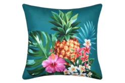 COUSSIN DEPERLANT DECO IMPRIME FEUILLES 40X40CM