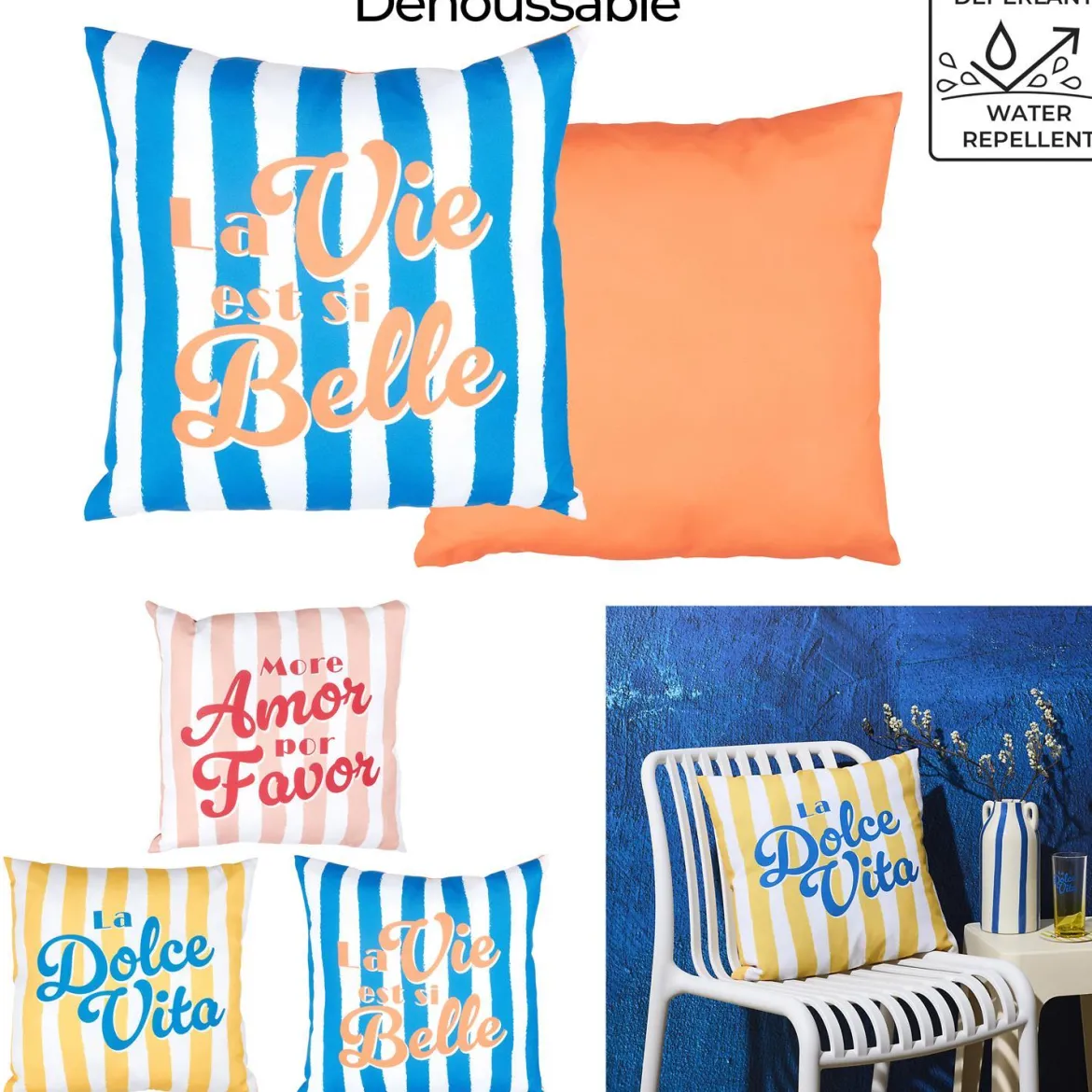 COUSSIN DEPERLANT DOLCE VITA 40X40CM