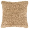 COUSSIN EFFET LAINE VOLNA CARAMEL 45X45CM
