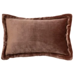 COUSSIN FLANELLE CUDDLY MARRON 38X58CM