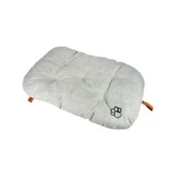 COUSSIN FLOCON REVERSIBLE 69X44X5CM CITY GRIS CLAIR