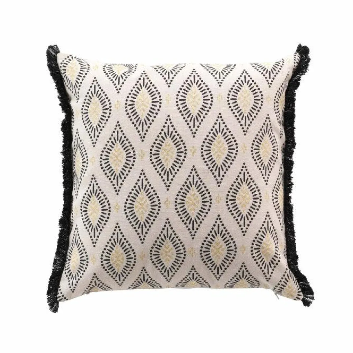 COUSSIN FRANGES 45X45CM POLYCOTON IMPRIME ORICIA