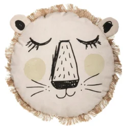 COUSSIN LION FRANGES