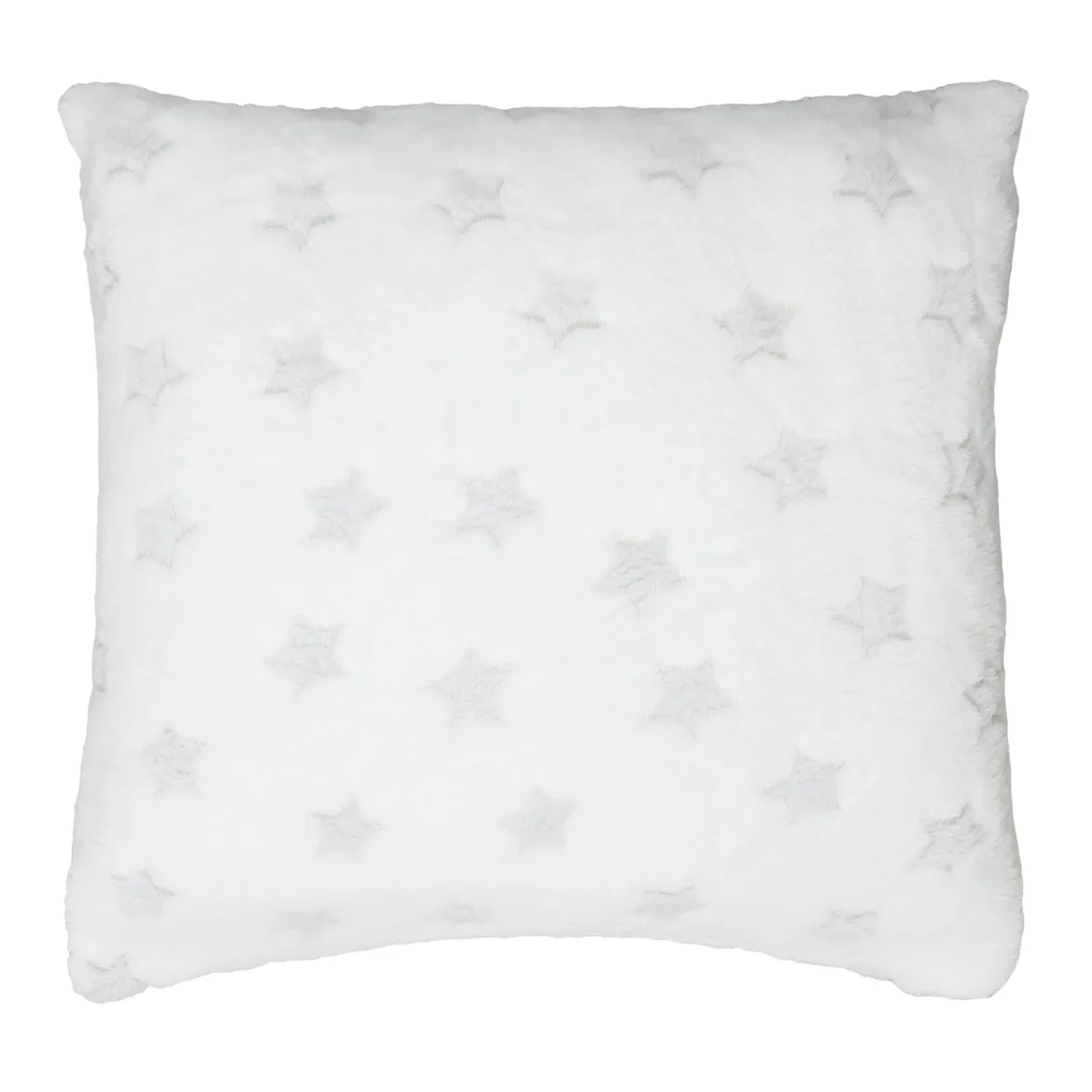 COUSSIN PHOSPHORESCENT ETOILE BLANC 40X40CM