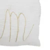 COUSSIN RECTANGLE DOUBLE GAZE COTON BLANC