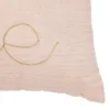 COUSSIN RECTANGLE DOUBLE GAZE COTON ROSE