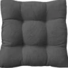 COUSSIN SOL HAWAI 60X60X12CM CARBONE