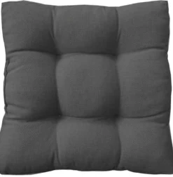 COUSSIN SOL HAWAI 60X60X12CM CARBONE