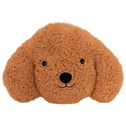 COUSSIN TETE CHIEN BOUCLETTE SCOTT 40X40CM