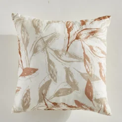 COUSSIN 40X40CM FLORALE TERRACOTTA
