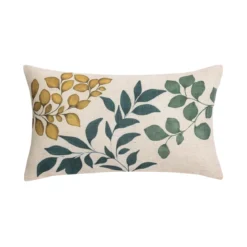 COUSSIN 30X50CM POLYESTER LIN IMPRIME ILONA DES PLACE