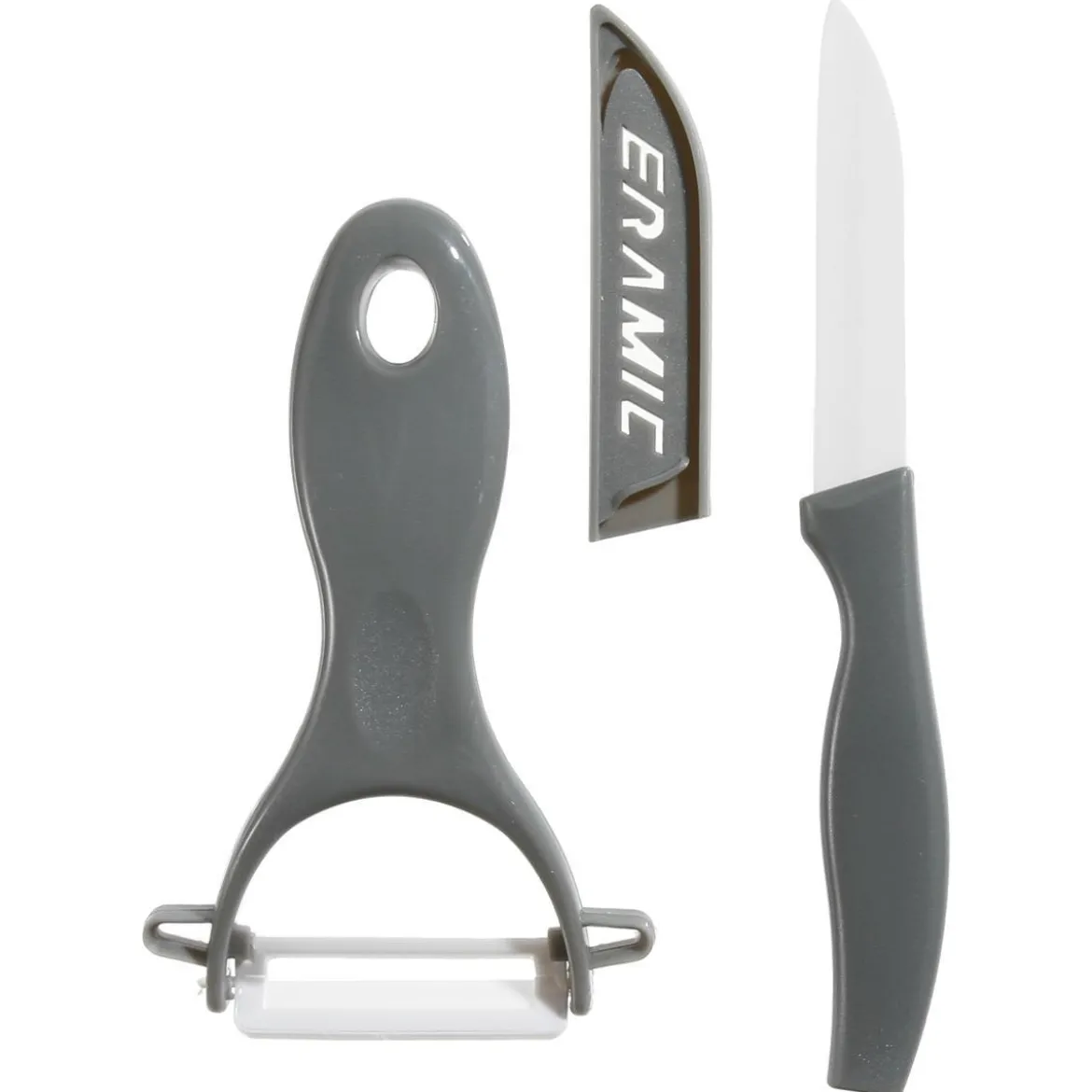 COUTEAU ET EPLUCHEUR CERAMIQUE ZIRCO