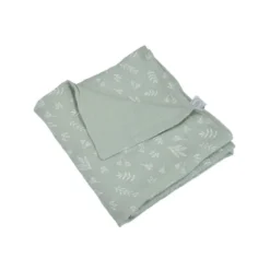 COUVERTURE GAZE DE COTON 75X75CM CELADON