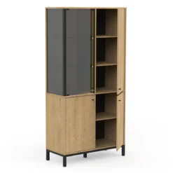 CRAFT VITRINE 1 PORTE VITREE ET 3 PORTES