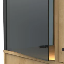 CRAFT VITRINE 1 PORTE VITREE ET 3 PORTES