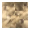 CREDENCE ADHESIVE X4 PIECES 25X25CM MURAL TRAVERTIN CUIVRE
