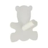 CROCHET OURSON ACIER INOXYDABLE 3M BLANC