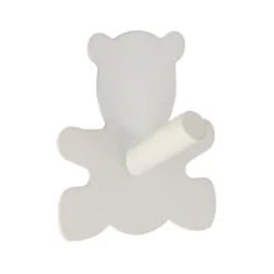 CROCHET OURSON ACIER INOXYDABLE 3M BLANC