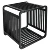CUBE MALIN EMPILABLE BAMBOU NOIR