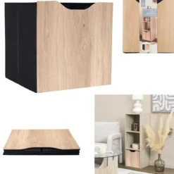 CUBE DE RANGEMENT PLIABLE KLAUS BALI 30X30CM