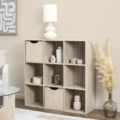 CUBE DE RANGEMENT PLIABLE PIETRA 30X30CM