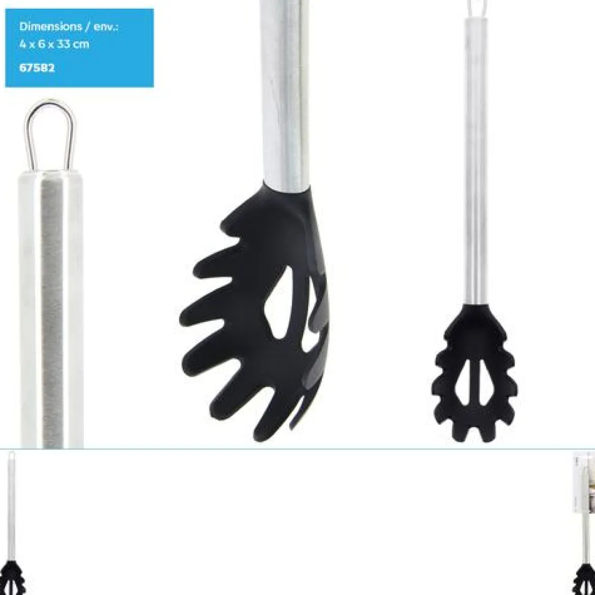 CUILLERE PATE NYLON MANCHE INOX