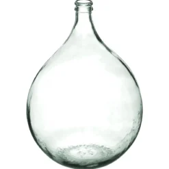 DAME JEANNE VERRE RECYCLE TRANSPARENT H.56CM