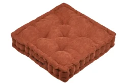 DANDY COUSSIN SOL 45X45X10CM ROUX