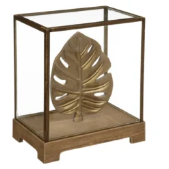 DECO CLOCHE BOTANIC H.26CM