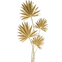 DECO METAL FEUILLE FEEL D.39X73CM